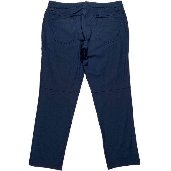 M5ADES - Lululemon ABC Classic Fit Warpstreme Pants True Navy men's size 36x30 - Picture 2 of 9